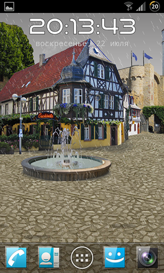 Plaza de castillo - descargar los fondos de pantalla animados Arquitectura gratis para el teléfono Android.