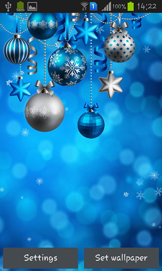 Descargar los fondos de pantalla animados Juguetes de Navidad  para teléfonos y tabletas Android gratis.