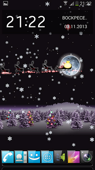 Santa de Navidad HD - descargar los fondos de pantalla animados Vacaciones gratis para el teléfono Android.