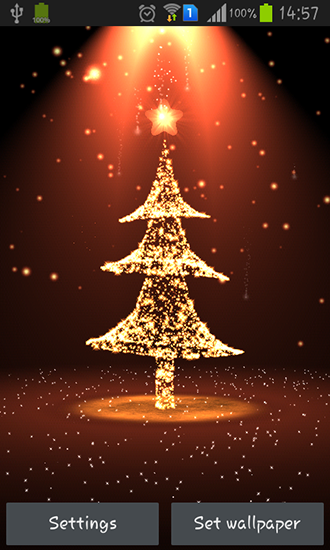 Árbol de Navidad  - descargar los fondos de pantalla animados Vacaciones gratis para el teléfono Android.