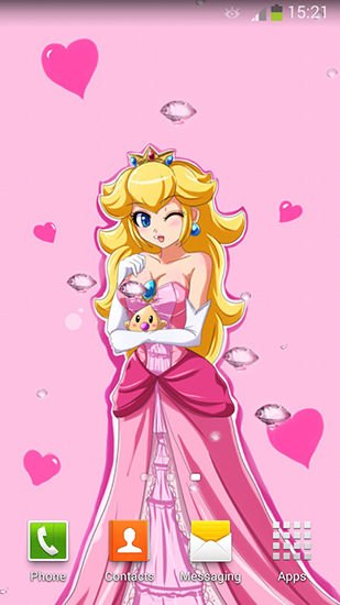 Princesas lindas - descargar los fondos de pantalla animados Dibujos animados gratis para el teléfono Android.