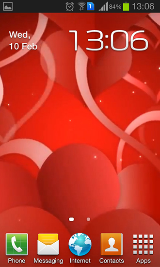 Día del amor  - descargar los fondos de pantalla animados gratis para el teléfono Android 4.4.4.