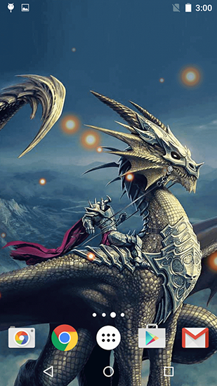 Dragones  - descargar los fondos de pantalla animados gratis para el teléfono Android 4.4.2.