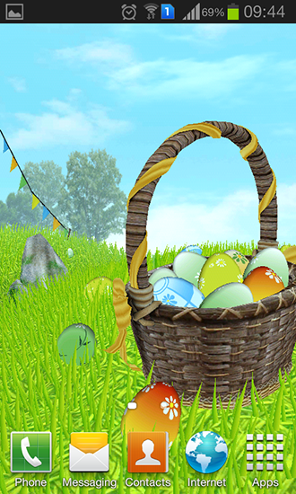 Pascua: Prado  - descargar los fondos de pantalla animados Vacaciones gratis para el teléfono Android.