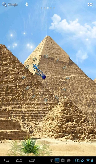 Descargar los fondos de pantalla animados Pirámides de Egipto  para teléfonos y tabletas Android gratis.