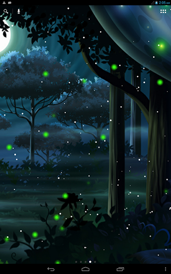 Luciérnaga del bosque  - descargar los fondos de pantalla animados Paisaje gratis para el teléfono Android.