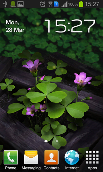 Flores 3D - descargar los fondos de pantalla animados Plantas gratis para el teléfono Android.