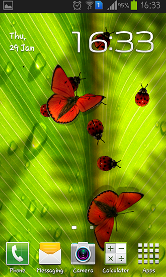 Escarabajos amistosos - descargar los fondos de pantalla animados Plantas gratis para el teléfono Android.