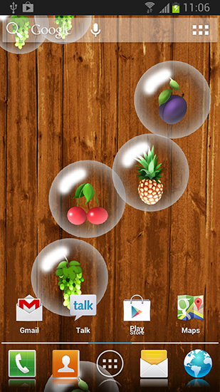 Frutas  - descargar los fondos de pantalla animados gratis para el teléfono Android 2.3.4.