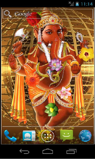 Descargar los fondos de pantalla animados Ganesha HD para teléfonos y tabletas Android gratis.