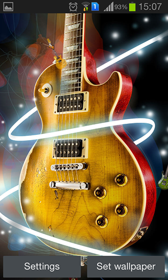 Descargar los fondos de pantalla animados Guitarra  para teléfonos y tabletas Android gratis.