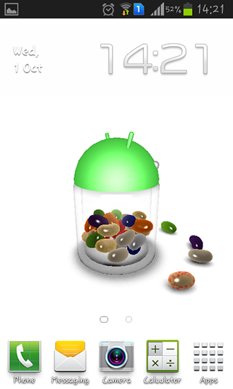 Descargar los fondos de pantalla animados Frijoles de jalea 3D para teléfonos y tabletas Android gratis.