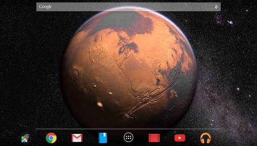 Marte - descargar los fondos de pantalla animados 3D gratis para el teléfono Android.