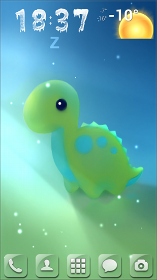 Mini dinosaurio  - descargar los fondos de pantalla animados gratis para el teléfono Android 1.