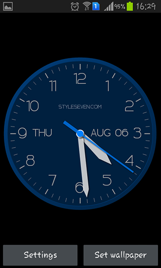 Relojes modernos  - descargar los fondos de pantalla animados gratis para el teléfono Android 8.0.