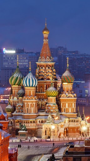 Descargar los fondos de pantalla animados Moscú para teléfonos y tabletas Android gratis.