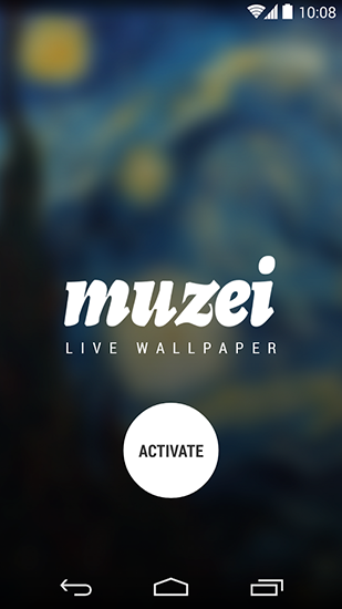 Muzei - descargar los fondos de pantalla animados gratis para el teléfono Android 7.0.