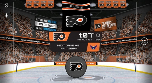NHL 2014 - descargar los fondos de pantalla animados Con reloj gratis para el teléfono Android.
