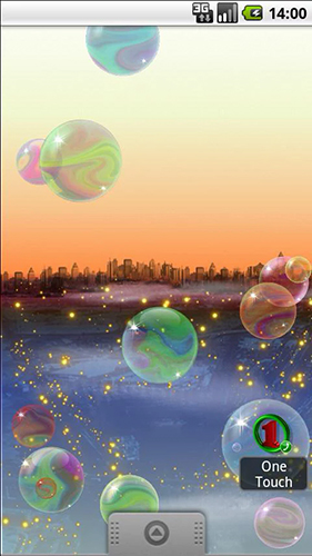 Descargar los fondos de pantalla animados Burbujas multicolores  para teléfonos y tabletas Android gratis.