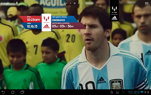 Messi Oficial  - descargar los fondos de pantalla animados Deportes gratis para el teléfono Android.