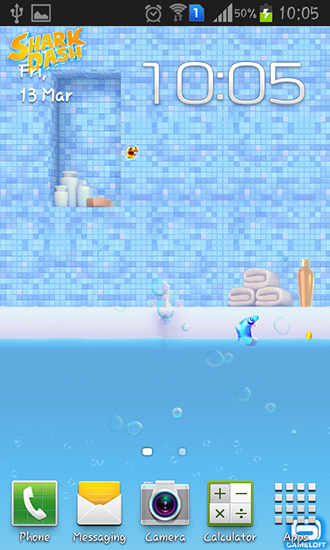 Lanzamiento del tiburón  - descargar los fondos de pantalla animados Juegos gratis para el teléfono Android.