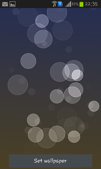 Burbujas de jabón  - descargar los fondos de pantalla animados gratis para el teléfono Android 8.0.