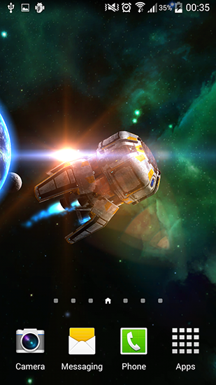 Descargar los fondos de pantalla animados Explorador del cosmos 3D  para teléfonos y tabletas Android gratis.