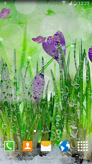 Flores de primavera  - descargar los fondos de pantalla animados Flores gratis para el teléfono Android.