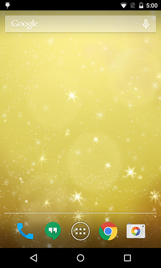 Descargar los fondos de pantalla animados Lluvia de estrellas  para teléfonos y tabletas Android gratis.