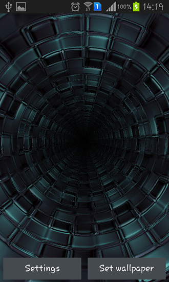 Túnel 3D - descargar los fondos de pantalla animados Abstracto gratis para el teléfono Android.