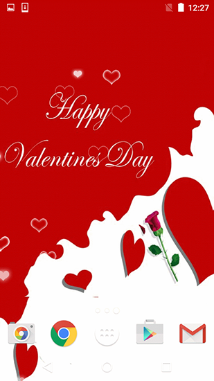 Descargar los fondos de pantalla animados Día de los enamorados  para teléfonos y tabletas Android gratis.