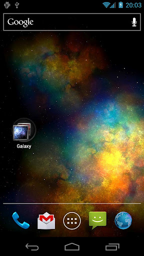 Galaxia de vórtice - descargar los fondos de pantalla animados Espacio gratis para el teléfono Android.