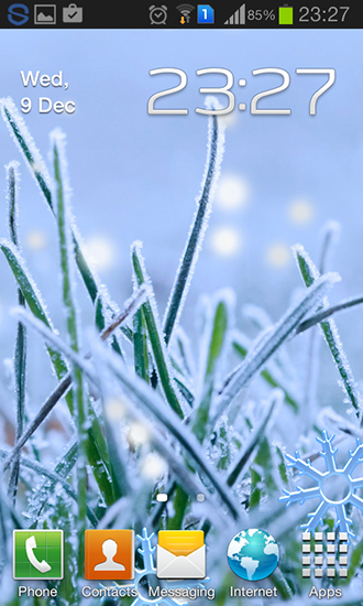 Hierba del invierno - descargar los fondos de pantalla animados Plantas gratis para el teléfono Android.