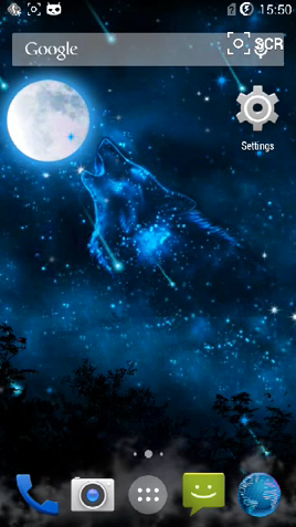 Lobo: canción de llamada - descargar los fondos de pantalla animados Animales gratis para el teléfono Android.