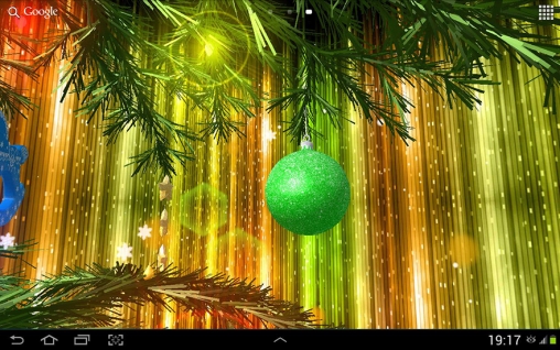 Navidad 3D - descargar los fondos de pantalla animados gratis para el teléfono Android 4.4.4.
