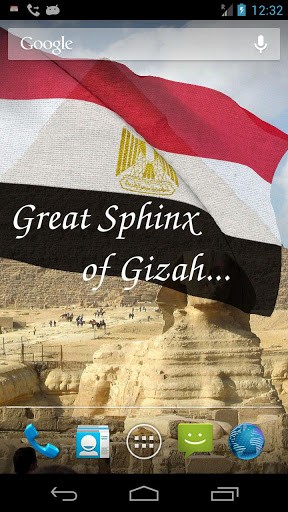Descargar  Bandera de Egipto 3D - los fondos gratis de pantalla para Android en el escritorio. 