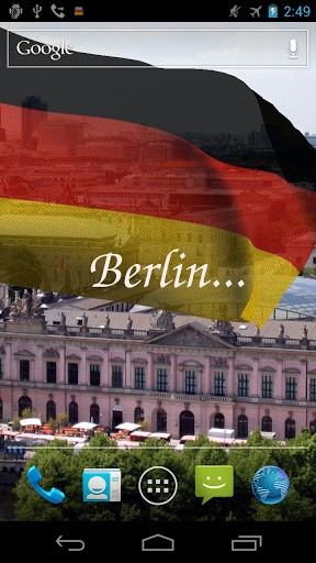 Descargar  Bandera de Alemania 3D - los fondos gratis de pantalla para Android en el escritorio. 