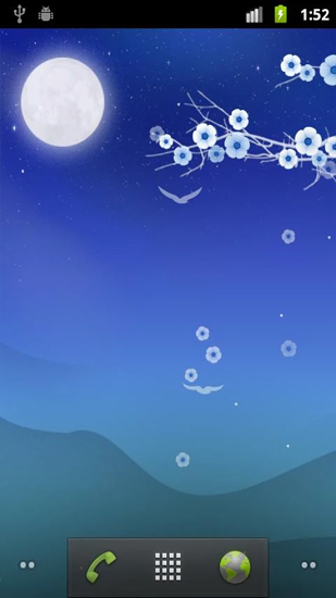 La captura de pantalla Noche de floración  para celular y tableta.