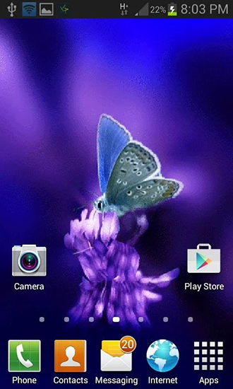 Descargar  Mariposa linda  - los fondos gratis de pantalla para Android en el escritorio. 