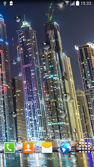 Descargar  Dubai nocturno - los fondos gratis de pantalla para Android en el escritorio. 