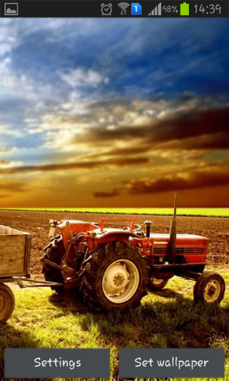 Descargar  Tractor agrícola 3D - los fondos gratis de pantalla para Android en el escritorio. 