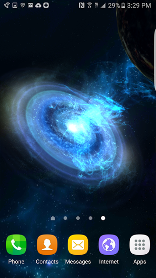 La captura de pantalla Exploración de las galaxias   para celular y tableta.