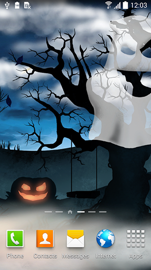 Descargar  Noche de Halloween - los fondos gratis de pantalla para Android en el escritorio. 