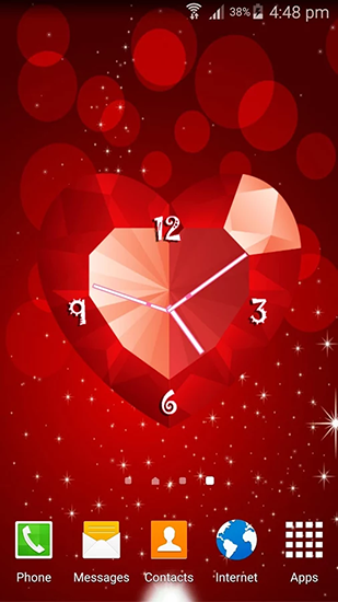 Descargar  Relojes-corazones  - los fondos gratis de pantalla para Android en el escritorio. 