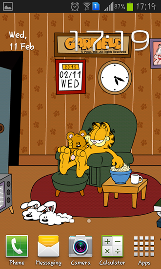 Descargar  Dulce Hogar: Garfield - los fondos gratis de pantalla para Android en el escritorio. 