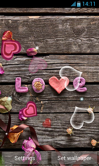 Descargar  Corazones de amor - los fondos gratis de pantalla para Android en el escritorio. 