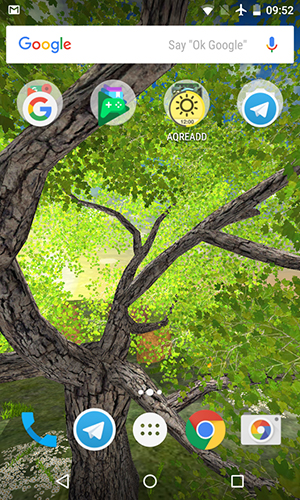 La captura de pantalla Árbol natural      para celular y tableta.