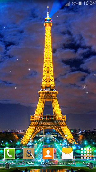 Descargar  Noche en París  - los fondos gratis de pantalla para Android en el escritorio. 