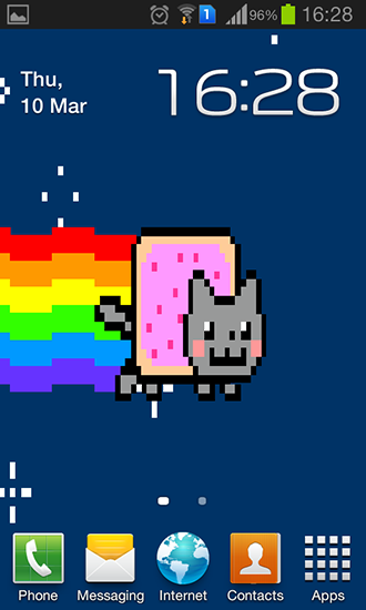 Descargar  Gato Nyan - los fondos gratis de pantalla para Android en el escritorio. 