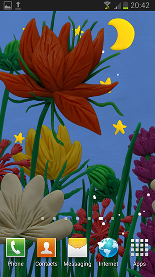Descargar  Flores de plastilina de primavera - los fondos gratis de pantalla para Android en el escritorio. 
